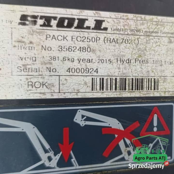 Ładowacz Czołowy Tur Stoll FACK FC250P Compact Ciechanowiec