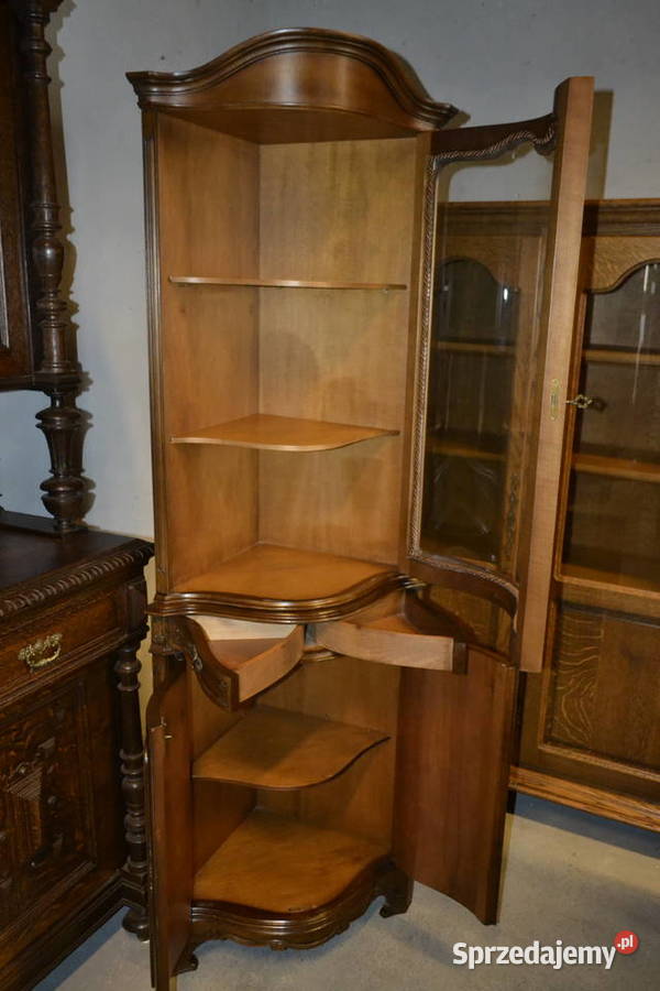 witryna narożna orzech Będzin