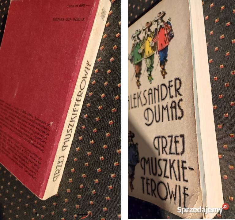 Trzej Muszkieterowie Aleksander Dumas Iskry 1987 Kielce