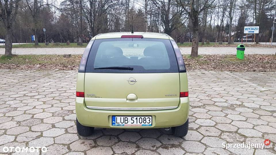 Opel Meriva 14 Cosmo 2007 benzyna 1396cm3 lubelskie Lublin sprzedam