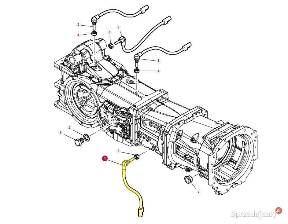 Czujnik prędkości AGCO Massey Ferguson 4359947M1 podlaskie Białystok sprzedam