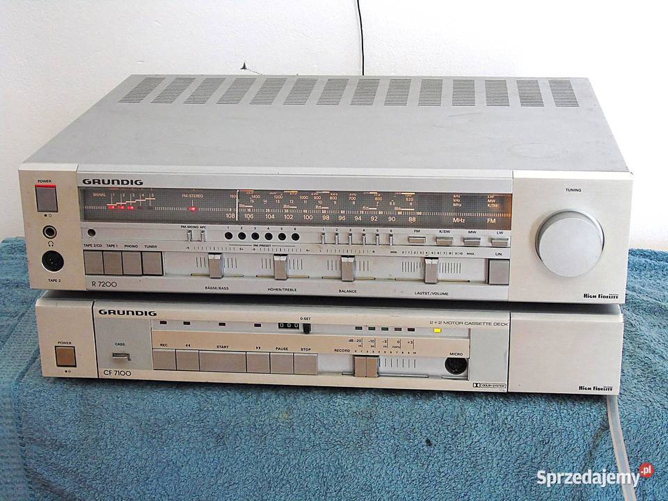 Amplituner i magnetofon Grundig Vintage DOSTAWA Jasło