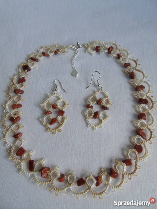 Biżuteria Frywolitkowa sprzedam