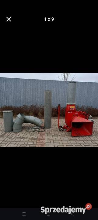 Dmuchawa ssąco tłocząca przenośnik pneumatyczny Jagodne