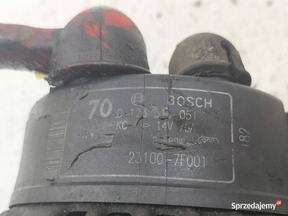 ALTERNATOR 0123310051 231007F001 27 TD Nissan Rok produkcji 2001 sprzedam