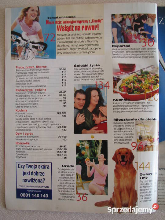 Magazyn Claudia miesięcznik z lat 1997 2013 Brzegi