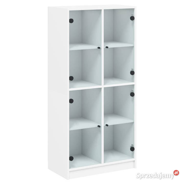 Szafka z drzwiczkami biała 68x37x142 WM3295857 mazowieckie Warszawa sprzedam