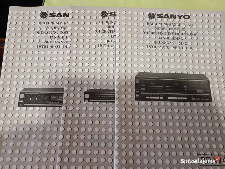 Zestaw Vintage SANYO Gdynia