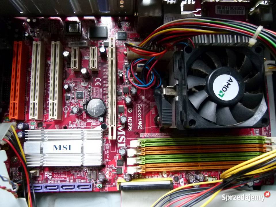 Płyta MSI MS7260 Komputer Athlon64 X2 5200 RAM lubelskie Zamość