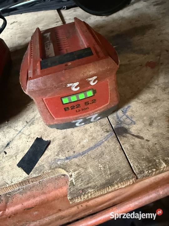 Ładowarka hilti z dwoma bateriami Jasło
