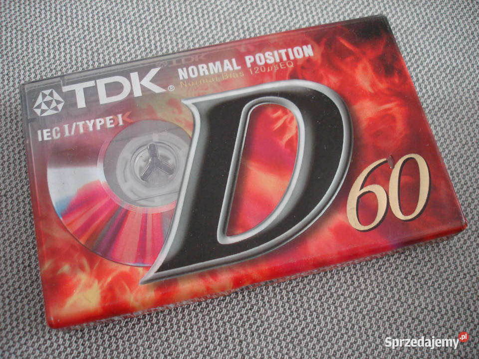 TDk kaseta do magnetofonu D60 nowa i zapakowana Poznań