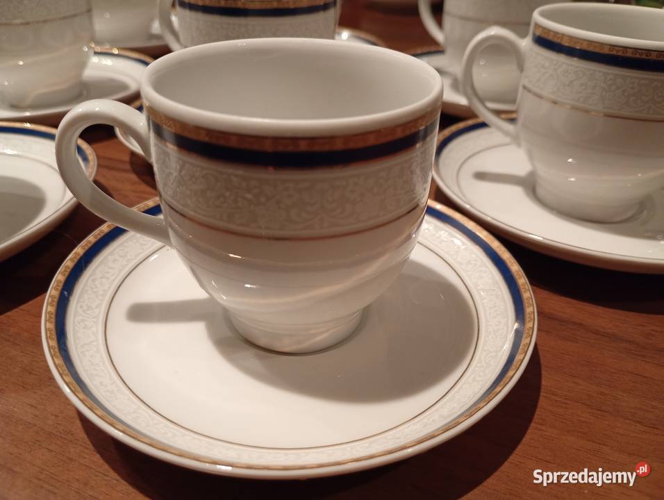 Serwis filiżanki 12 sztuk porcelana Książ Ostrzeszów sprzedam