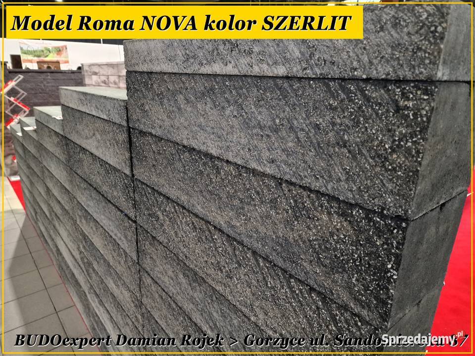 Nowoczesny bloczek na ogrodzenie Joniec Roma Rzeszów