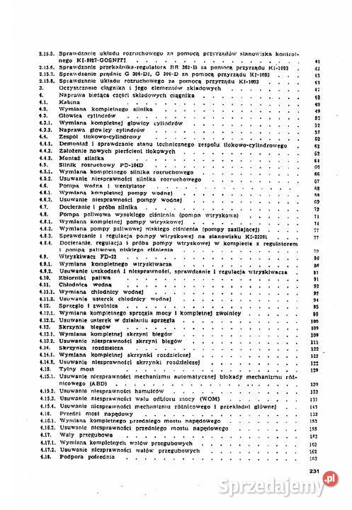 Mtz 8082 instrukcja naprawy Stalowa Wola