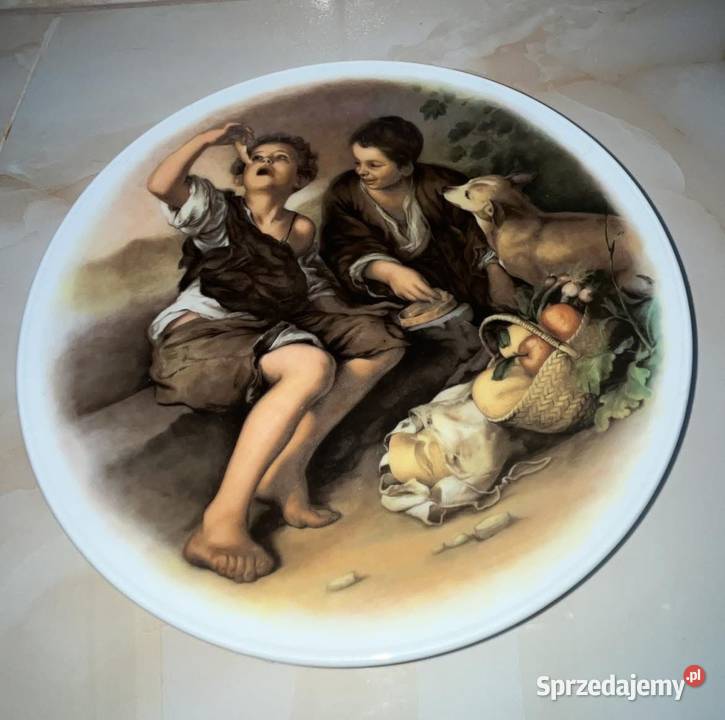 Patera z motywem z obrazu Selltmann Weiden Porcelana i szkło Gdańsk sprzedam