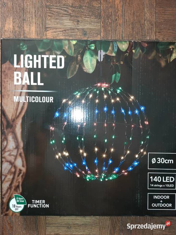 Kula Świetlna Lampki 140 LED Multi Color Oświetlenie Lublin