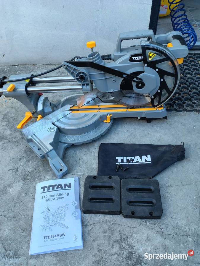 Elektryczna ukośnica TITAN 210 MM TTB794MSW 240 Piły ukośnice Zawiercie