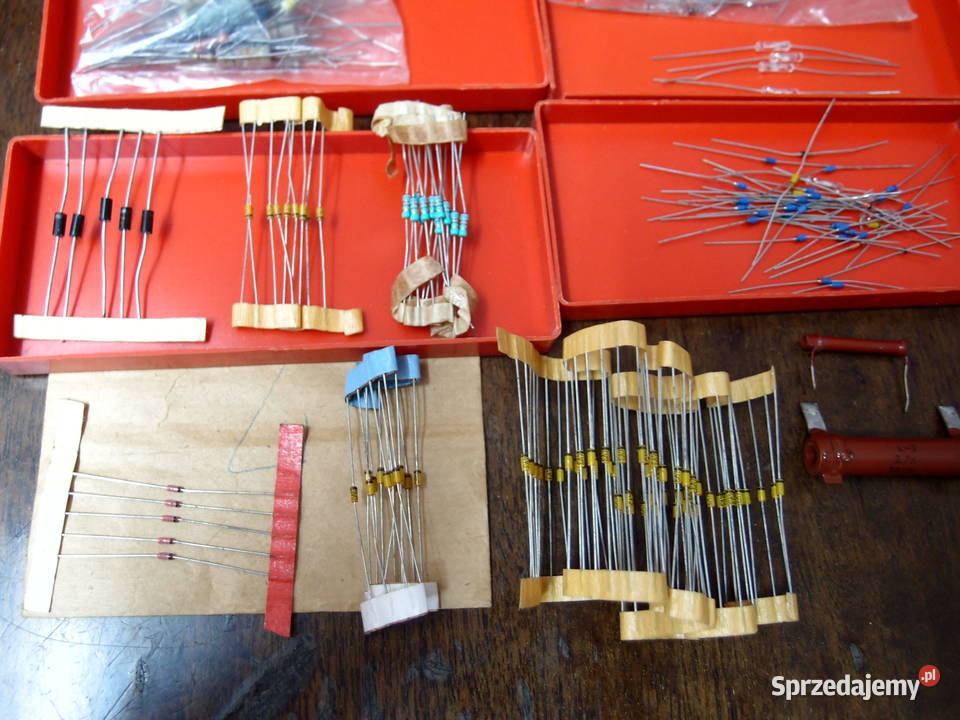 Diody mocy rezystory potencjometry tranzystory łódzkie Łódź sprzedam