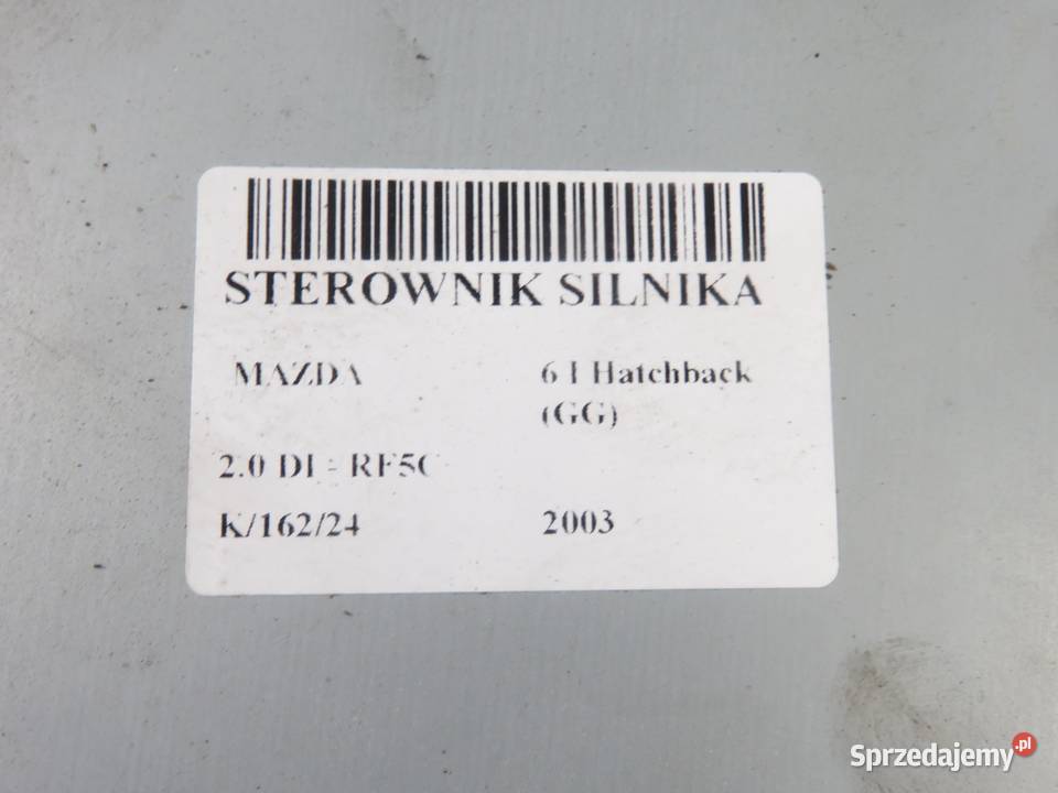 STEROWNIK MAZDA 6 I 20 DI RFY518881B Komputery