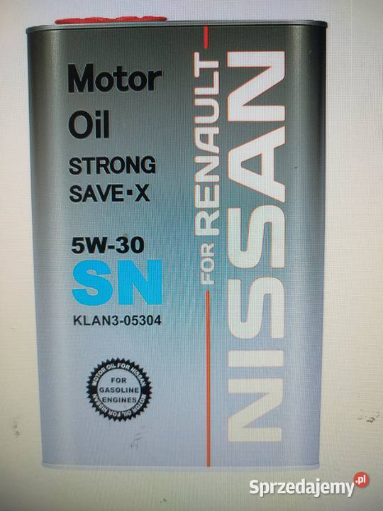 OLEJ SILNIKOWY NISSANRENAULT FANFARO 5W30 4L Jasło