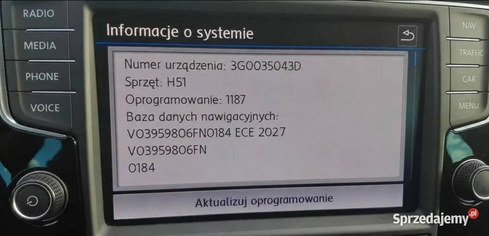 MAPA KARTA DISCOVERY PRO 2027 EU PASSAT TIGUAN Aleksandrów Łódzki