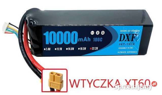 Akumulator LiPo DXF 10000 mAh 6S 222V EC5 XT60 Przemyśl