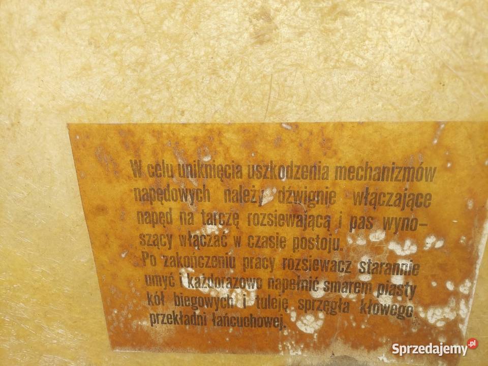 Rozsiewacz do nawozów KOS nieuszkodzony