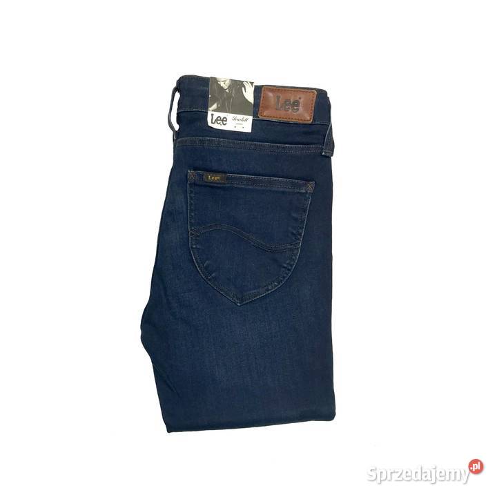 Spodnie damskie Lee Scarlett Skinny Navy W27 L35 Bez wzoru