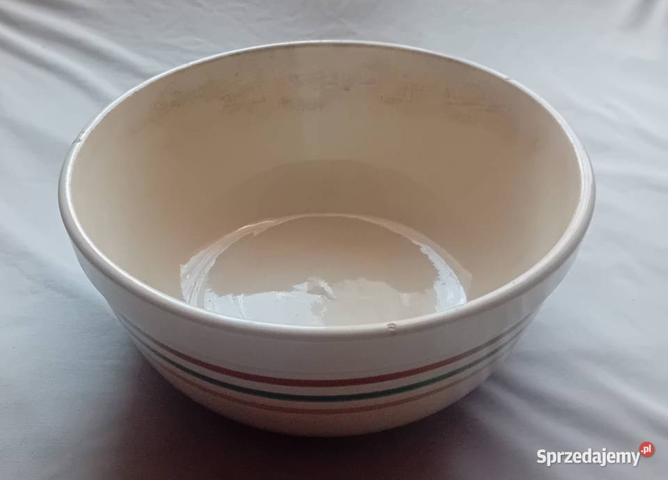 Dwie miski fajansowe Włocławek fason Barbara Antyki, Sztuka, Kolekcje wielkopolskie Koźminek