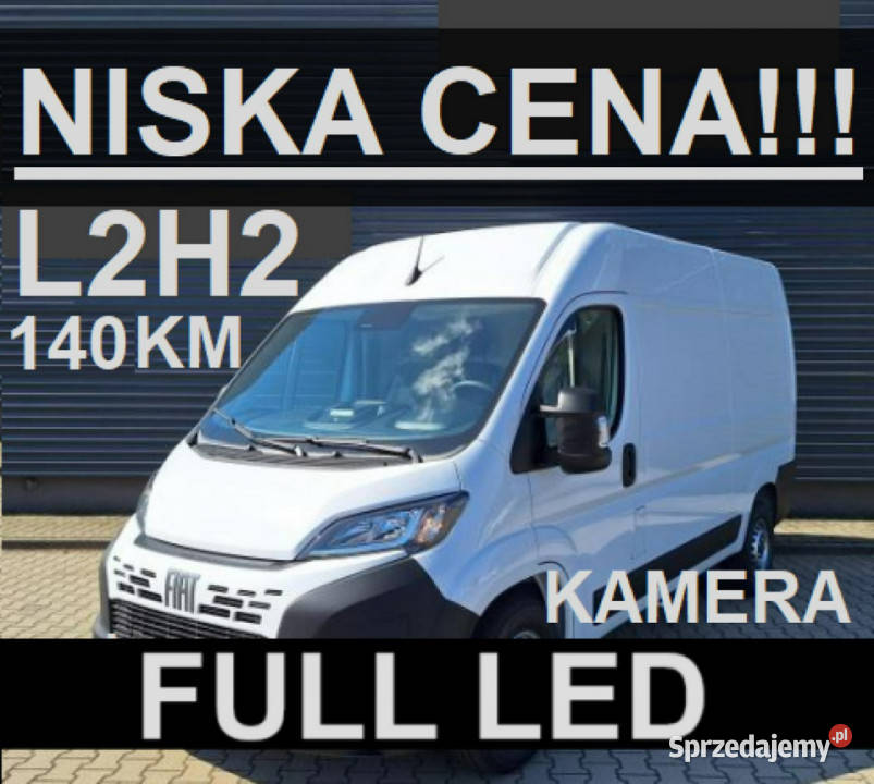 Fiat Ducato L2H2 140 Super Niska Dostępny ręki tempomat Szczecinek