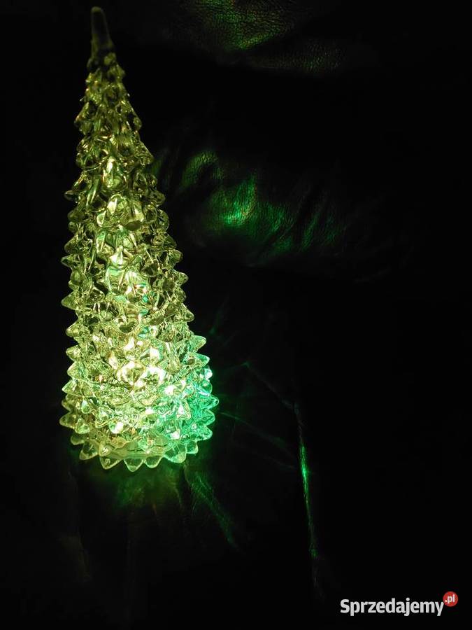 Nowa choinka z tworzywa na baterie zmieniająca Wyposażenie wnętrz dolnośląskie Wrocław