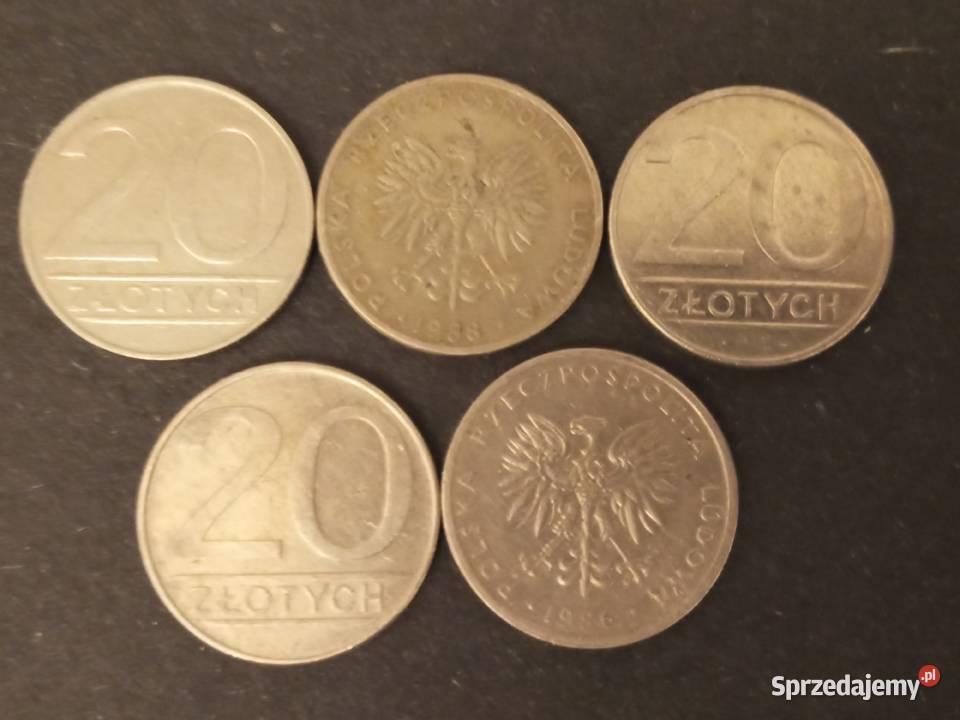 Monety PRL Zestaw 10 i 20 Szczecinek sprzedam