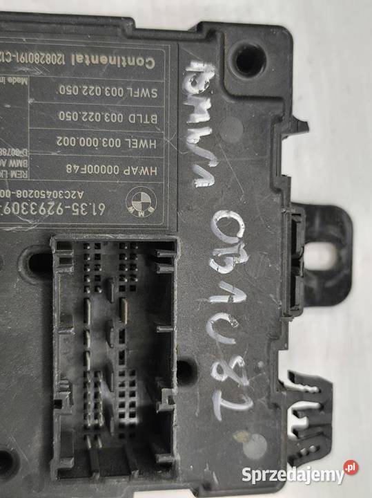 MODUŁ STEROWNIK REM BMW F20 9293309 wielkopolskie