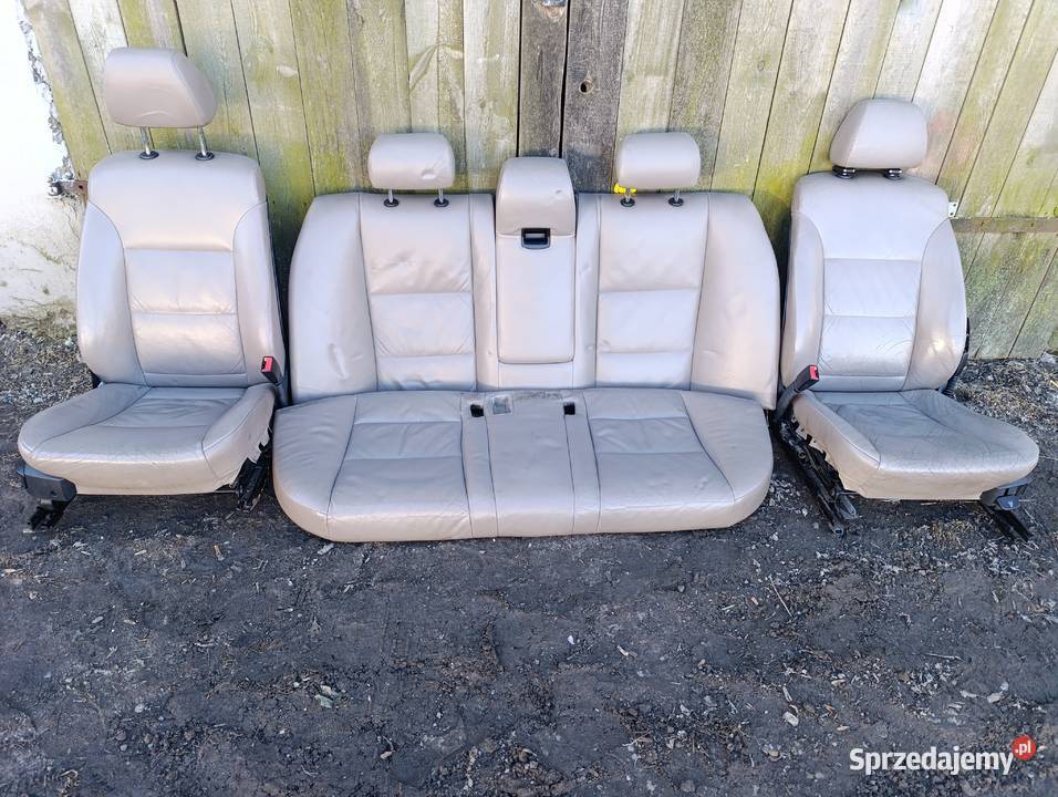 Kompletne Wnętrze BMW E60 Fotele kanapa boczki wielkopolskie Brdów