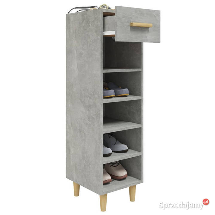 Szafka na buty szarość betonu 30x35x105 WM812802 sprzedam