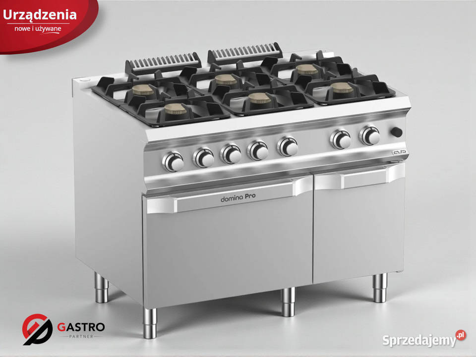 Kuchnia gazowa 6palnikowa z piekarnikiem gazowym Gastronomia Ostrów Wielkopolski