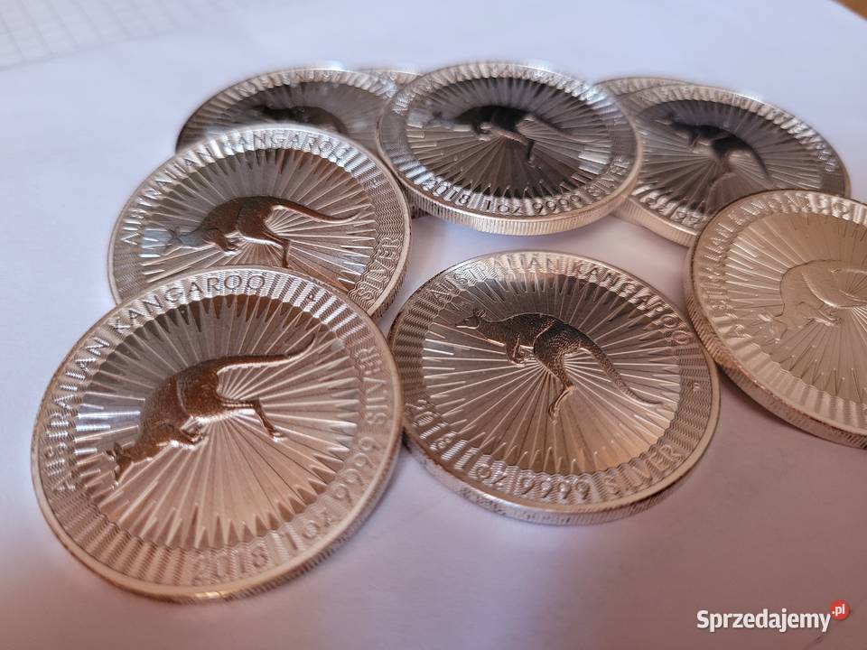 Australijski kangur srebrna moneta 1oz Kolekcje mazowieckie Warszawa sprzedam