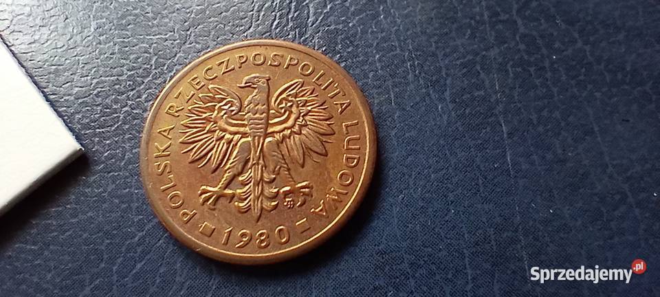 Stare monety 2 złote 1980 PRL Polska Cudo Numizmatyka Lesko