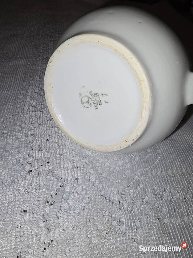 Imbryk Lubiana porcelana PRL Sosnowiec