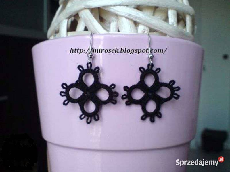 Biżuteria kolczyki frywolitka gotyk gothic Łódź