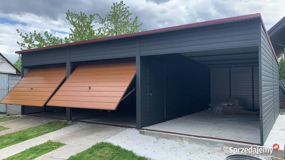 Garaże blaszane profil zamknięty Producent pomorskie Gdańsk