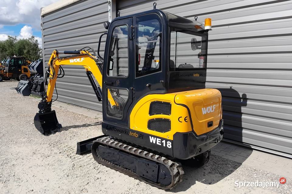MINIKOPARKA WOLF WE18 Silnik KUBOTA LAIDONG Motoryzacja