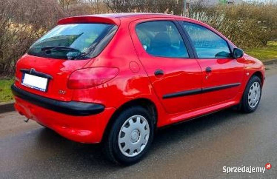 Klapa tylna Peugeot 206 czerwona EKBB Kraków