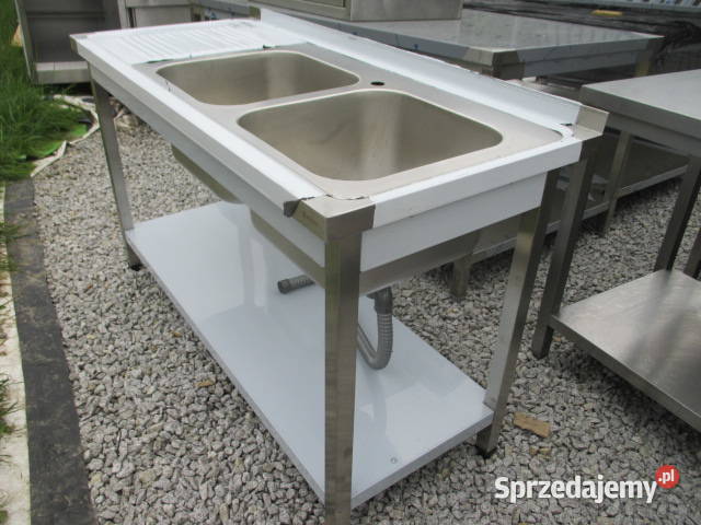 Nowy Zlew Gastronomiczny 2 Komorowy Z Półką wielkopolskie Ostrów Wielkopolski sprzedam
