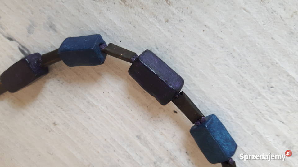 Naszyjnik ceramiczny ręcznie wykonany mazowieckie sprzedam