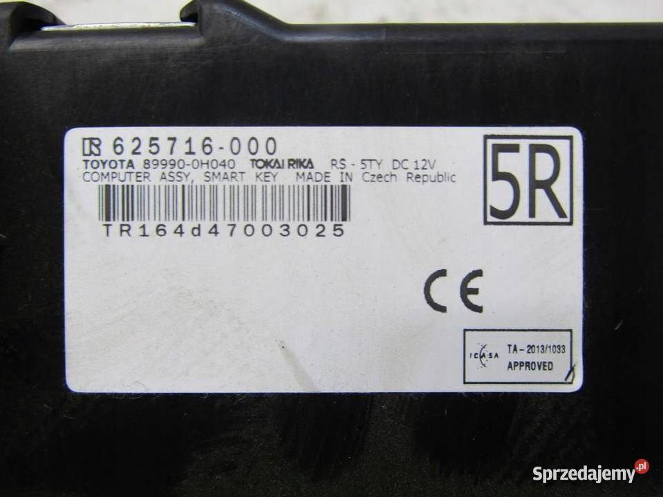 MODUŁ STEROWNIK KEYLESS PEUGEOT 108 625716000