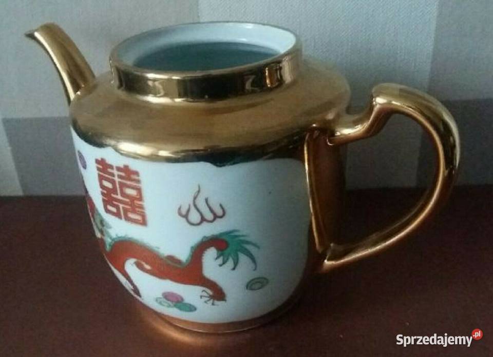 Dzbanek do KawyHerbatySymbole Phoenix Porcelana i szkło Gdańsk