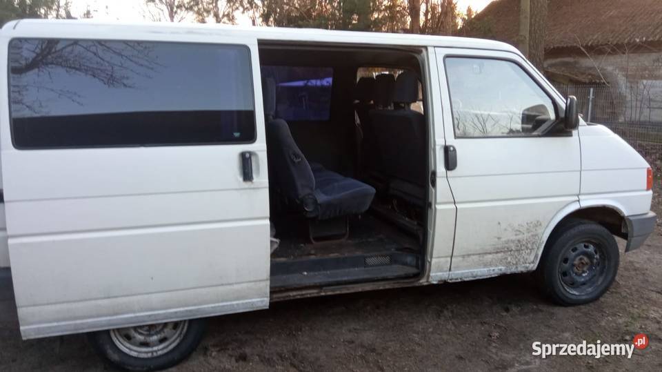 VW T4 24 diesel uszkodzony silnik Transporter mazowieckie Stare Lipki sprzedam