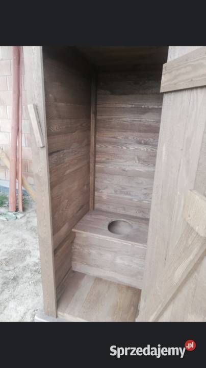 wc toaleta drewniana na budowe działke pole Budownictwo i akcesoria mazowieckie