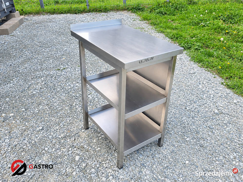 Stół gastronomiczny z 2 półkami 47x70x88 Ostrów Wielkopolski